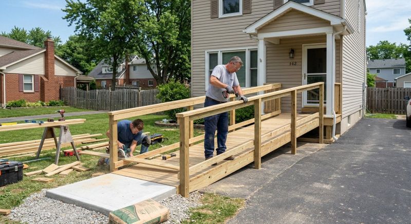 Wood Ramp Building
