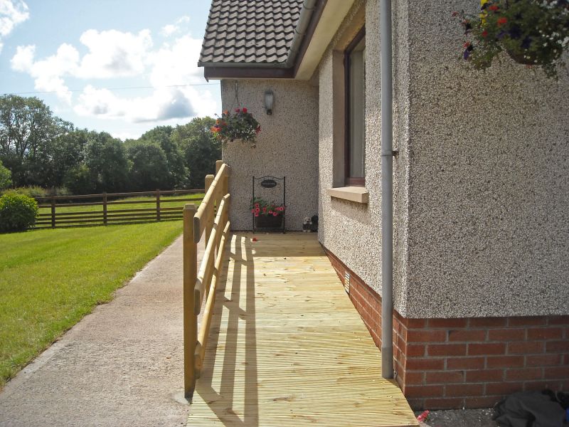 Wood Ramp Building