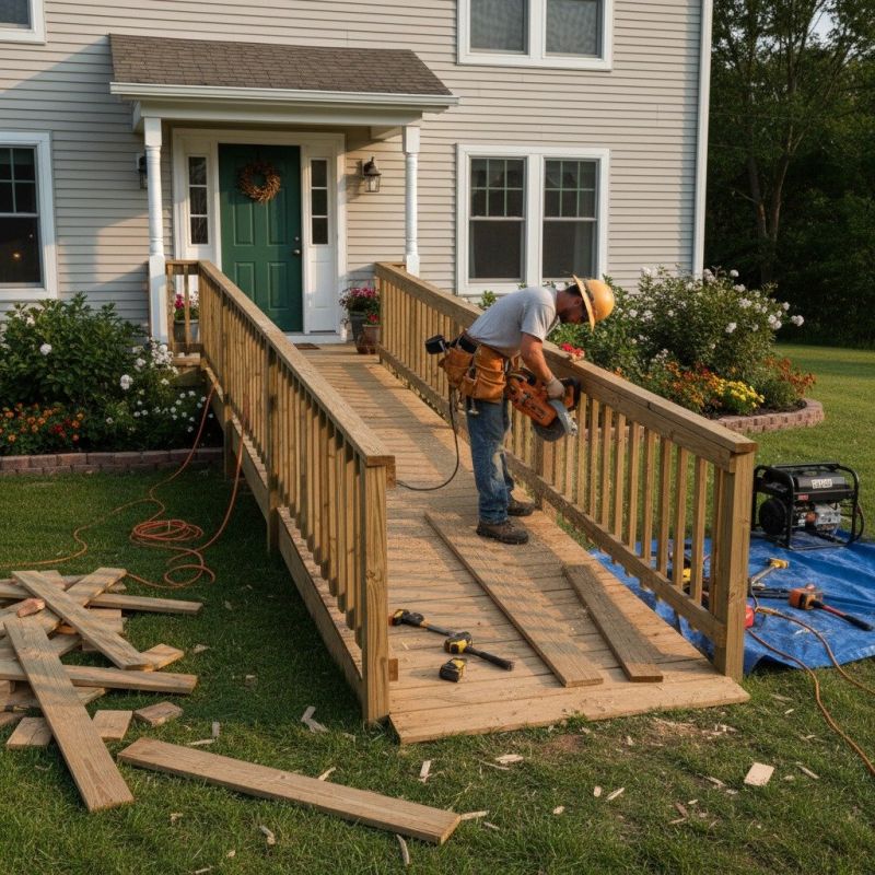 Wood Ramp Building