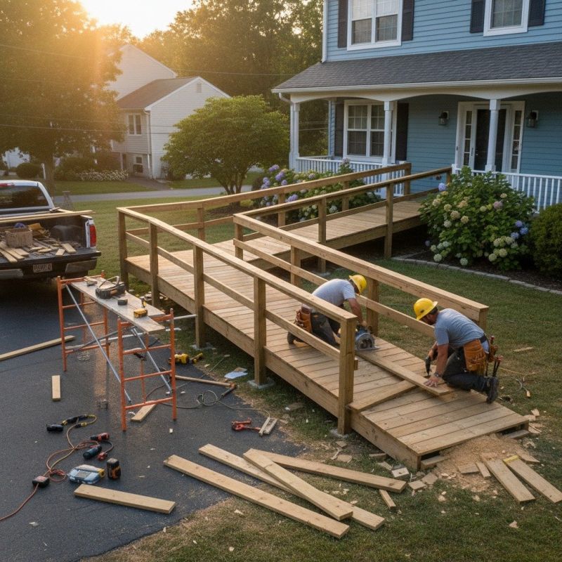 Wood Ramp Building