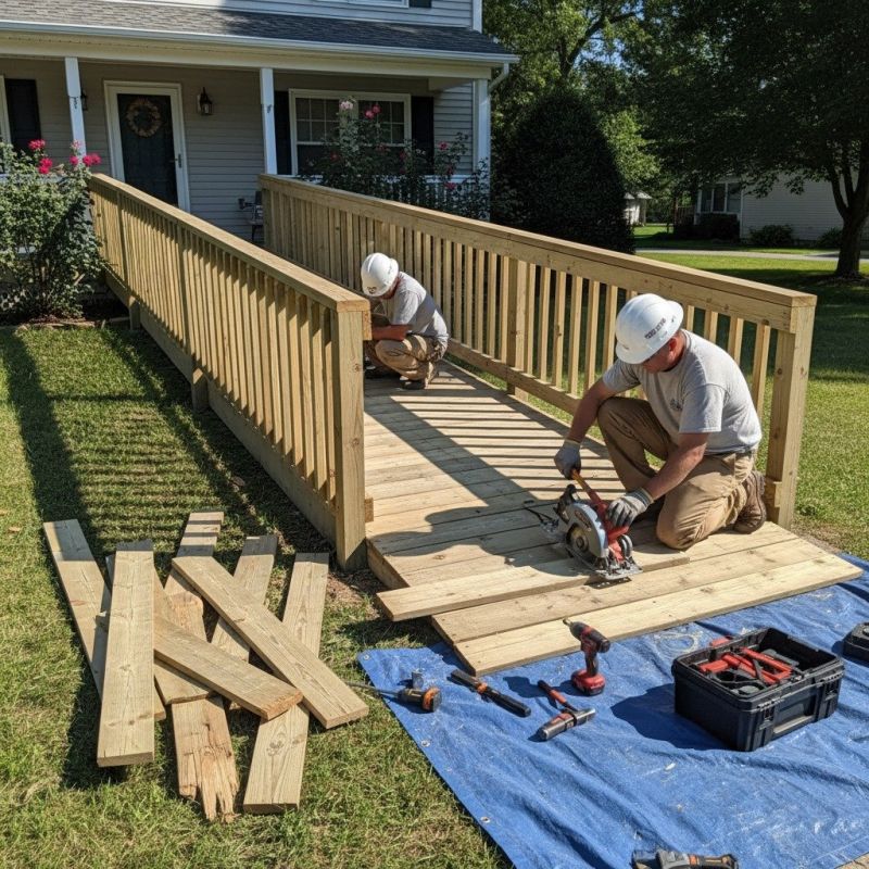 Wood Ramp Building