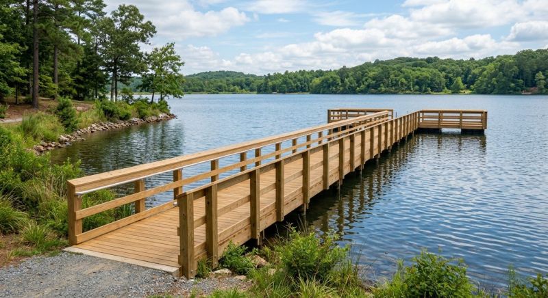 Pond Dock Installation in Alpharetta, GA